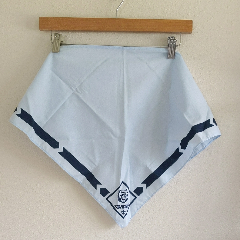 Light and Dark Blue Cubs Scouts Neckerchief Bandana - One Size